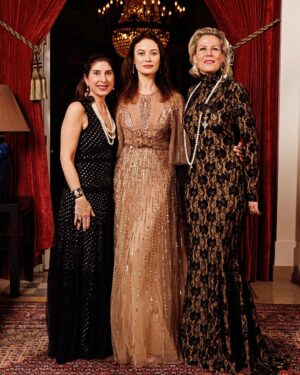 Olga Kurylenko Instagram - Such an honour to have been invited to the 42nd Bal de Malte, held at the Bellevue Palace in Bern. Lovely catching up with old friends and exciting meeting the new ones. Can’t wait for the spring lunches with you all☀️ 🎉🍸 Thank you @eliesaabworld for my stunning dress. I felt like a true princess. 🌟 @thegrandducalhouseoftuscany @sigismondoasburgo