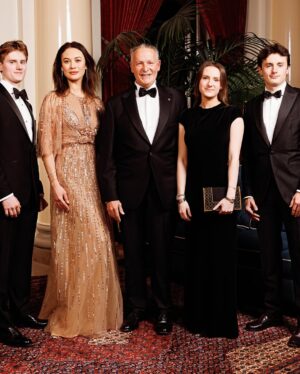 Olga Kurylenko Instagram - Such an honour to have been invited to the 42nd Bal de Malte, held at the Bellevue Palace in Bern. Lovely catching up with old friends and exciting meeting the new ones. Can’t wait for the spring lunches with you all☀️ 🎉🍸 Thank you @eliesaabworld for my stunning dress. I felt like a true princess. 🌟 @thegrandducalhouseoftuscany @sigismondoasburgo