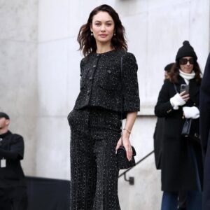 Olga Kurylenko Instagram - Thank you Elie Saab for having me! A magical moment 💫 Look: @eliesaabworld Makeup @clairegil_makeup Hair @mathieulaudrel PR @akcommunication Nails @vitalage.swiss