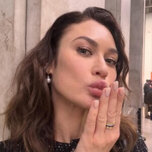 Olga Kurylenko Instagram - Thank you Elie Saab for having me! A magical moment 💫 Look: @eliesaabworld Makeup @clairegil_makeup Hair @mathieulaudrel PR @akcommunication Nails @vitalage.swiss