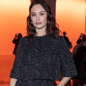 Olga Kurylenko Instagram - Thank you Elie Saab for having me! A magical moment 💫 Look: @eliesaabworld Makeup @clairegil_makeup Hair @mathieulaudrel PR @akcommunication Nails @vitalage.swiss