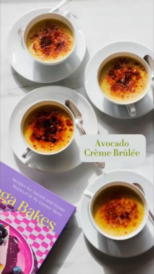 Paola Velez Instagram - Avocado Creme Brûlée from Bodega Bakes by @smallorchids is featured in this week’s newsletter. Along with a book giveaway! Paola Velez grew up in the restaurant world in NYC and formed much of her world view at the corner bodegas in her neighborhood. She wrote this magical cookbook to share her joy and the inspiration she took from those powerful memories! It’s full of imagination, color and delicious recipes. love it so much and you will too! 

Comment “AVOCADO” or 🥑 and I will DM you a link to the book giveaway, my interview with Paola and for my paid “extras” subscribers she has shared this Creme brûlée recipe. 

The luscious texture of the avocados makes for a beautiful custard. Its subtle flavor is wonderful but the shine for me is the silky smooth finish with the crack of sugar! Yum!

#avocado #cremebrulee #bodega #cookbook
