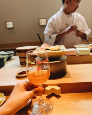 Parada Thitawachira Instagram - :) belated Valentine 🍣 😊@kokoro_omakase