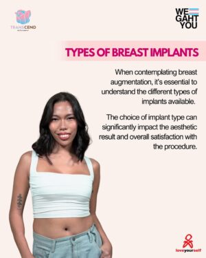 Pipay Kipay Instagram - Dito sa TRANScend, #weGAHTyou!

Alamin natin ang step-by-step overview ng Breast Augmentation Surgery for Transwoman.

Step 3: Choosing the right implants

Ang tamang implant ay makakatulong sa iyo na makuha ang nais na laki, hugis, at balanseng itsura na akma sa iyong katawan. Mahalaga din ang tamang pag-pili ng iyong breast implants upang mabawasan ang mga maaring panganib ng komplikasyon ng Breast Augmentation Surgery.

Kapag ikaw ay pamilyar sa mga uri ng implants, malalaman mo ang mga limitasyon at posibleng resulta. Makakatulong ito sa iyo na magkaroon ng mas realistic at mas positibong pananaw sa resulta ng operasyon.

Para sa inyong ligtas na transitioning journey, maaaring magpakonsulta ng LIBRE sa aming mga community centers! 

Mag-book lang ng appointment gamit ang link na ito: 
bit.ly/lybooking

#TRANScendByLoveYourself
#LoveYourselfPH