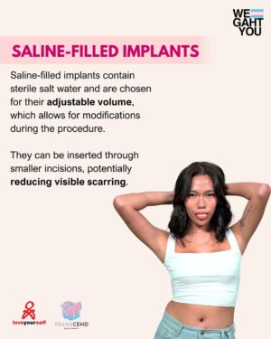 Pipay Kipay Instagram - Dito sa TRANScend, #weGAHTyou!

Alamin natin ang step-by-step overview ng Breast Augmentation Surgery for Transwoman.

Step 3: Choosing the right implants

Ang tamang implant ay makakatulong sa iyo na makuha ang nais na laki, hugis, at balanseng itsura na akma sa iyong katawan. Mahalaga din ang tamang pag-pili ng iyong breast implants upang mabawasan ang mga maaring panganib ng komplikasyon ng Breast Augmentation Surgery.

Kapag ikaw ay pamilyar sa mga uri ng implants, malalaman mo ang mga limitasyon at posibleng resulta. Makakatulong ito sa iyo na magkaroon ng mas realistic at mas positibong pananaw sa resulta ng operasyon.

Para sa inyong ligtas na transitioning journey, maaaring magpakonsulta ng LIBRE sa aming mga community centers! 

Mag-book lang ng appointment gamit ang link na ito: 
bit.ly/lybooking

#TRANScendByLoveYourself
#LoveYourselfPH
