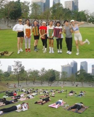 Pitchapa Phanthumchinda Instagram - สวัสดีวันจันทร์ อิอิ ขอให้พลังงานดีๆอยู่กับเพื่อนๆนะคะ @fullhouse.wellnessclub บ้านเล็กๆที่อบอุ่นน่ารัก ขอบคุณที่มาแชร์พลังงานดีๆ มาออกกำลังกาย ฝึกฝนจิตใจ มาใช้เวลาในวันอาทิตย์ตอนเช้า มาจอยกันอีกนะคะ 🌳☀️☁️🌈🦋🩷 #fullhousewellnessclub #อนุบาลหัดวิ่งfullhouseclub