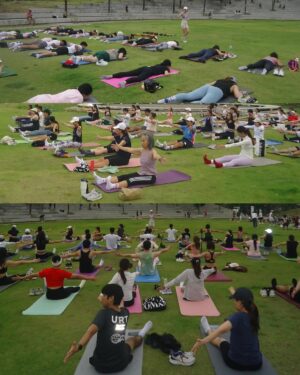 Pitchapa Phanthumchinda Instagram - สวัสดีวันจันทร์ อิอิ ขอให้พลังงานดีๆอยู่กับเพื่อนๆนะคะ @fullhouse.wellnessclub บ้านเล็กๆที่อบอุ่นน่ารัก ขอบคุณที่มาแชร์พลังงานดีๆ มาออกกำลังกาย ฝึกฝนจิตใจ มาใช้เวลาในวันอาทิตย์ตอนเช้า มาจอยกันอีกนะคะ 🌳☀️☁️🌈🦋🩷 #fullhousewellnessclub #อนุบาลหัดวิ่งfullhouseclub