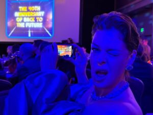 Pollyanna McIntosh Instagram - More delicious Walking Dead Family at @saturnawards including @scottmgimple @gnicotero @matthewaugustjeffers @aliciawitty @garretdillahunt @therealsonequa and this here brilliant lass @christianserratos 
My fella made everyone laugh as he presented on stage with @danagould and I got to present Best Thriller. #TheWalkingDeadTheOnesWhoLive won Best TV Presentation and a good time was had by all. ❤️✌️🤸‍♀️ Thank you #SaturnAwards for having us and nominating me and thank you to further #TWDFamily @trayswats for gorgeous makeup lewk. Was so good to spend time together. 😍😍😍