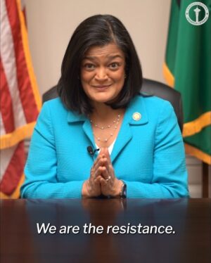 Pramila Jayapal Instagram - Every week is a mixed bag — here are 3 bad things and 3 good things that happened this week in and around Congress.

Stay engaged and keep organizing, fighting, and resisting.