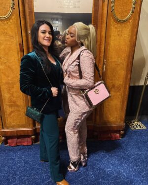 Priscilla Zuniga Instagram - #throwbackthursday to Valentine’s Day with my sweet girl, my forever valentine @diamantelax 🥰💗 this year we took a trip for Valentine’s Day to New York! We have been OBSESSED with Wicked so we decided to see the broadway play and OMG! Is it possible to fall more in love?! This second movie… if you know you know! But anyway we planned everything including our outfits and accessories, it all came together so perfectly! We have to go see it again! Long story short, the trip was amazing! We are ALOT of amazing food but it’s New York so it was FREEZING 🥶 but made it through! I love you so much sweet girl 😘💗 thank you for a unforgettable Valentine’s Day ❤️💗💚
