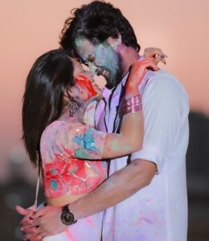 Priyanka M Jain Instagram - Happy Holi💙💚♥️💜💛🧡🧿

.

.

.

.

#priyanka #priyankajain #priyankamjain #holi #shiv #shivakumar #shiva #shivakumarmarihal #neverendingtales #holivibes #festival #festivalofcolors #holifestivalofcolours #colours #coloursoflife #coloursofindia #indiapictures #india #loveislove #life #rang #rangotsav