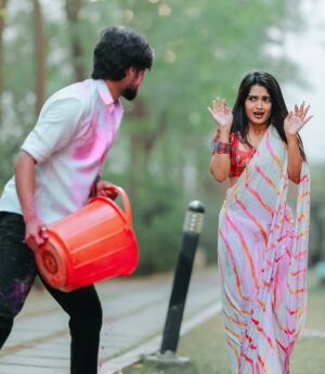 Priyanka M Jain Instagram - Happy Holi💙💚♥️💜💛🧡🧿

.

.

.

.

#priyanka #priyankajain #priyankamjain #holi #shiv #shivakumar #shiva #shivakumarmarihal #neverendingtales #holivibes #festival #festivalofcolors #holifestivalofcolours #colours #coloursoflife #coloursofindia #indiapictures #india #loveislove #life #rang #rangotsav