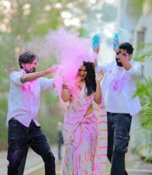 Priyanka M Jain Instagram - Happy Holi💙💚♥️💜💛🧡🧿

.

.

.

.

#priyanka #priyankajain #priyankamjain #holi #shiv #shivakumar #shiva #shivakumarmarihal #neverendingtales #holivibes #festival #festivalofcolors #holifestivalofcolours #colours #coloursoflife #coloursofindia #indiapictures #india #loveislove #life #rang #rangotsav