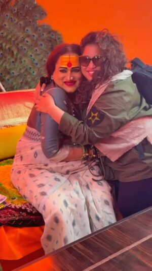 RJ Malishka Instagram - Wow! What is it like to live inside the Kinnar Akhada at The Mahakumbh… where so much has happened. So much has been heard.
Come learn some more about the most fascinating and famous Akhada there, the Kinnar Akhada where I stayed with Acharya Mahamadaleshwar @laxminarayan_tripathi and saw the sights and wonders of the Mahakumbh. Are you going too? Ek aur snan baaki hai usse pehle yahan sab seekh lena.
Are you going too?
Big Love to Laxmi Maa my friend and Acharya Mahamandaleshwar at the Kinnar Akhada who made sure ki we had the bessst experience.
Big Jhappi❤️ to my partner in crime @meetusharma who is ready for the best of adventures and even though we seem like polar opposites our spirit is the same ❤️❤️❤️
Big thanks to @shri_mahant_rishikesh for the informative, jaw-dropping  conversations! ❤️