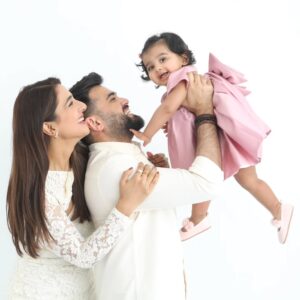 Rabab Hashim Instagram - Happy 1st Birthday Myesha! 💕

Thank you for filling our world with so much joy and love in this one year and for showing us sides of ourselves that we never knew existed. Parenthood has been a crazy journey, but you made it all worth it. You're magical. 

Mama and Dada love you. ❤️