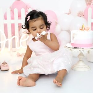 Rabab Hashim Instagram - Happy 1st Birthday Myesha! 💕

Thank you for filling our world with so much joy and love in this one year and for showing us sides of ourselves that we never knew existed. Parenthood has been a crazy journey, but you made it all worth it. You're magical. 

Mama and Dada love you. ❤️