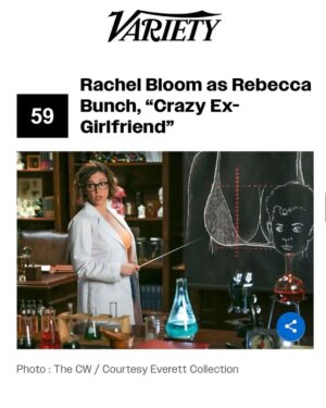 Rachel Bloom Instagram - 59? That’s my favorite position! Thanks @variety!