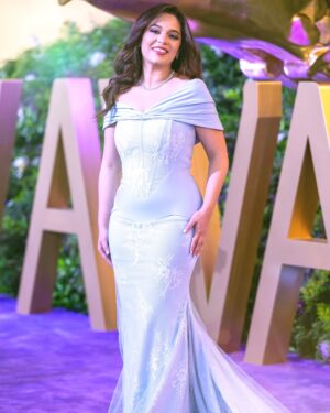 Rahma Ahmed Farag Instagram - Special night at #Riyadh ❤️🇸🇦
@joyawards 
@riyadhseason 
@gea_saudi 

Dress by the amazing @monagoudacouture 
Hair by @hair_by_nabil 
Photos by @alsharif.ph and @rl502