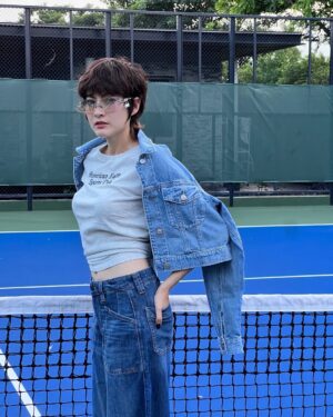 Rasri Balenciaga Instagram - Blue jean baby 
#AEJeans #AmericanEagleTH