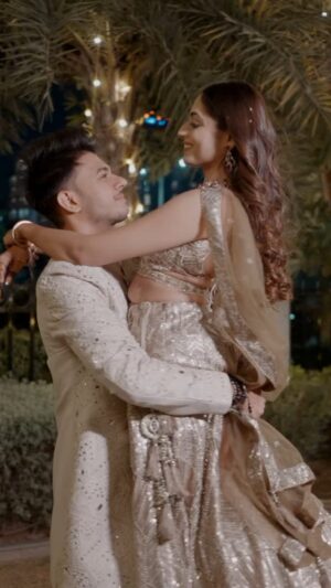 Ravina tekwani Instagram - One Month to this Day ❤️ 10.12.2024 
For ever and ever more @maharshi_rao_ 🫀 
.
.
So I really wanted to do a transition reel on our roka and Maharshi decided to surprise me with this transition song that he literally recorded in 20 minutes on our roka day ❤️ my boy 🫂 
.
.
.
.
#couplegoals #couple #romantic #rokaceremony #indiancouple #indianwedding #explore #explorepage #viral #trending