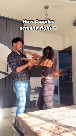 Ravina tekwani Instagram - Reel ❌ Real ✅ Tag that kaleshi couple 🥊
.
.
.
.
#couple #couplecomedy #couplegoals #couplecontent #relatable #funny #funnycouples