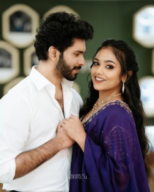 Rebecca Santhosh Instagram - The wait is over! Jeevya is back together again!
.
.
.
Pc : @midhinlal 
Costume : @blushingtone_rentals 
MUH : @zee.makeovers