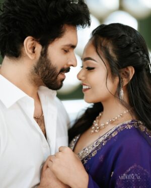 Rebecca Santhosh Instagram - The wait is over! Jeevya is back together again!
.
.
.
Pc : @midhinlal 
Costume : @blushingtone_rentals 
MUH : @zee.makeovers