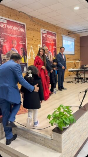 Reema Khan Instagram - A successful event in Bologna ( Italy ) to support skmch. 
Thank you Mohammad Boota Sahib and his team for making this event so memorable. 
#skmch 
#fundraising 
#italy 
#bolonga 
#travel