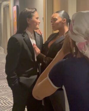 Regan Aliyah Instagram - a night so close to my heart ♥️ #EJAFOscars (@ejaf) in @dsquared2   @shaonewyork 

styling: @stylebycameoadele 
makeup: @88manuel88 
hair: @jeelannaleem

fighting, protecting and advocating for everyone in our community is so important and needed rn. that most definitely includes our fight to end the aids epidemic (reminding yall that stigma kills. everyone deserves health safety without fear) thank you @ejaf for allowing me be there to support something that truly matters.
