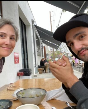 Ricki Lake Instagram - Happy Birthday Milo! 
28 years old today!  Going through the old pictures hits differently this year since all of the hard copies 
of the early years are gone after the 🔥. So proud of my firstborn and the man he is today.  Thank you for choosing me to be your mom. I love you. 🩷