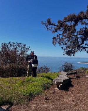 Ricki Lake Instagram - On our malibu property for first time since the 🔥. On the very spot where we married on 1/2/22.  Our dream is to rebuild and renew our vows here, in a few years. ❤️‍🩹 #believe #patience #home #love #resilience