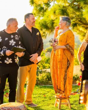 Ricki Lake Instagram - On our malibu property for first time since the 🔥. On the very spot where we married on 1/2/22.  Our dream is to rebuild and renew our vows here, in a few years. ❤️‍🩹 #believe #patience #home #love #resilience