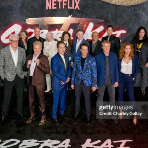 Robyn Lively Instagram - Words can hardly express the emotions and gratitude I feel as I look back on the incredible experience of being a legacy character in a franchise that shaped my own childhood. Karate Kid was ev-ery-thing! IS everything! These incredible humans are family to me. What an honor to stand by them and next to them in closing this chapter of the mega hit Cobra Kai series! Thank you to @jonhurwitz @healdrules and @haydenschlossberg101 for bringing me into the CK universe, it was truly an honor. And to the legendary @ralph_macchio who had no idea how much I geeked out every time I shared the screen with him. He taught me so much. And finally to @william_zabka for not only being one of my longest and dearest friends but for also being an essential piece of this iconic pop culture cornerstone. Like Cobra Kai, Daniel and Johnny will never die! Jessica san loves you all! 🥋❤️🐍 

#karatekid #cobrakai #charleygallay📸