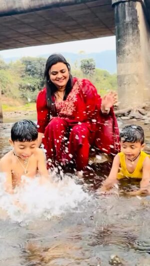 Rohini Reddy Instagram - Silver waves kiss the moon’s reflection…… 🌙 

#ripplingwater #village #beauty #rowdyrohini #silverwaves 
#fav #place #native #soothing #lover #nature ❤️