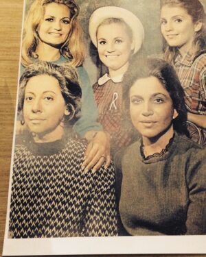 Rosamaria Murtinho Instagram - TBT ROSAMARIA MURTINHO,REGINA DUARTE,LEILA DINIZ,NATHALIA TIMBERG E FERNANDA MONTENEGRO