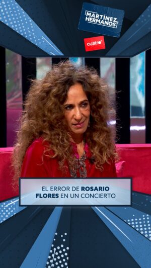 Rosario Flores Instagram - El peor momento de @rosarioficial en directo 🎤 Quería impresionar a todos los asistentes, pero terminó cantando en el tono equivocado 😬

#MartínezyHermanos