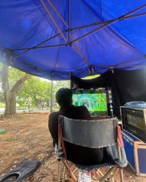 Roshni Prakash Instagram - #VANANGAAN releasing on @primevideoin & @tentkotta_official made me reminisce about the shooting days & all the magic that it carried. Thank you for accepting TINA & showering me with so much love. I played a character that was quite foreign, trying comedy ( or rather, an eccentric character) for the 1st time. Learning, loving & evolving through Cinema. 🤍

1) I played my own version of Gangubai. 😅

2) & 3) The looks which got me through the first phase of audition. 

4) & 5) Guru aka BALA sir. 🔥

6) After shooting the infamous “adi vaangara” scene ( for all those who are asking, NO, Arun didn’t really hit me) 😅🤷🏽‍♀️

7) With AL Vijay sir & Samuthirakani sir. It’s a very different energy to be surrounded by not 1, but 4 renowned directors. (Missed getting a picture with Mysskin sir, his zeal & energy are unmatchable ). 

8) & 9) Rithu kanna 🤍 My Devi baby. 😚

10) Oota on set was bomb. I belted royally. Tummy & heart were always full. 

11) BTS. 😬

12) We had the opportunity to shoot in Mahabalipuram. Everyday after shooting, my favourite passtime was sitting and gazing at the beach. The salty breeze made my hair frizzy, but who cares? ☺️

13) After three look test & countless make up trials, one of the craziest look I have ever tried. If there was a fancy dress competition, I would have won. Full credits to the team who spent 1000 hours to make this happen. 🤍

14) Meet Charles (the one in Kavi cloth). He is an amazing swimmer. One day he swam from middle of the ocean to the shore. This was taken after a long day at work, but speaking to the locals got our energy back. ☺️

15) Look from one of my fav scene which never made it to the cut. :( 

16) The gym in ANNAI Resorts, Kanyakumari was Gold. Be it morning or evening, Golden rays always made their way in. You could hear the beach roaring, & had the gym all to myself. PURE GOLD. 

17) After a good day of non stop crying for the scene. 🙂🙃

18) Sunrise in Kanyakumari. Grateful 🙏

19) Visited ANNAMALAIYAR temple after a soul-filling schedule in Thiruvannamalai. 

20) 🤍

#vanangaanonprime #vanangaanontentkotta