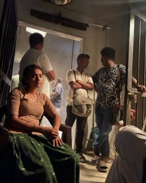 Roshni Prakash Instagram - #VANANGAAN releasing on @primevideoin & @tentkotta_official made me reminisce about the shooting days & all the magic that it carried. Thank you for accepting TINA & showering me with so much love. I played a character that was quite foreign, trying comedy ( or rather, an eccentric character) for the 1st time. Learning, loving & evolving through Cinema. 🤍

1) I played my own version of Gangubai. 😅

2) & 3) The looks which got me through the first phase of audition. 

4) & 5) Guru aka BALA sir. 🔥

6) After shooting the infamous “adi vaangara” scene ( for all those who are asking, NO, Arun didn’t really hit me) 😅🤷🏽‍♀️

7) With AL Vijay sir & Samuthirakani sir. It’s a very different energy to be surrounded by not 1, but 4 renowned directors. (Missed getting a picture with Mysskin sir, his zeal & energy are unmatchable ). 

8) & 9) Rithu kanna 🤍 My Devi baby. 😚

10) Oota on set was bomb. I belted royally. Tummy & heart were always full. 

11) BTS. 😬

12) We had the opportunity to shoot in Mahabalipuram. Everyday after shooting, my favourite passtime was sitting and gazing at the beach. The salty breeze made my hair frizzy, but who cares? ☺️

13) After three look test & countless make up trials, one of the craziest look I have ever tried. If there was a fancy dress competition, I would have won. Full credits to the team who spent 1000 hours to make this happen. 🤍

14) Meet Charles (the one in Kavi cloth). He is an amazing swimmer. One day he swam from middle of the ocean to the shore. This was taken after a long day at work, but speaking to the locals got our energy back. ☺️

15) Look from one of my fav scene which never made it to the cut. :( 

16) The gym in ANNAI Resorts, Kanyakumari was Gold. Be it morning or evening, Golden rays always made their way in. You could hear the beach roaring, & had the gym all to myself. PURE GOLD. 

17) After a good day of non stop crying for the scene. 🙂🙃

18) Sunrise in Kanyakumari. Grateful 🙏

19) Visited ANNAMALAIYAR temple after a soul-filling schedule in Thiruvannamalai. 

20) 🤍

#vanangaanonprime #vanangaanontentkotta