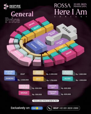 Rossa Instagram - Rossa “Here I Am” Concert

General sale tickets will be available on December 13th, 2024 at 2pm. Exclusively on @tiketcom

#HereIAMRossa #KonserRossa #Rossa
