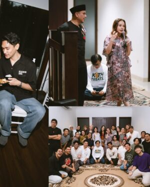 Rossa Instagram - Alhamdulillaah kita semua bisa kumpul dlm keadaan sehat. Makasi Ariel yang udah bersedia buat jadi tuan rumah.
Konsepnya botram, bawa makanan buat dimakan rame2 pas buka. Udah lama banget gak kumpul begini.
Berbagi cerita, pemikiran dan berdiskusi tentang industri musik Indonesia yang kita cintai, mencari solusi yang terbaik dengan hati dan kepala yang dingin, dan sejatinya tentunya keadilan untuk semua pihak ❤️