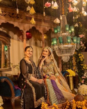 Saba Faisal Instagram - Wearing a piece of art from KhudaBaksh by Rashid Sidhu—where tradition inspires modernity, and every hand-embroidered detail is a celebration of culture and style. www