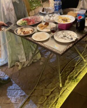 Sabeena Farooq Instagram - Leaked images from the event. 
All things about that day matlab larka, saas, mithai, khushian, makeup, roti 
Dress by @amnaarshadofficial