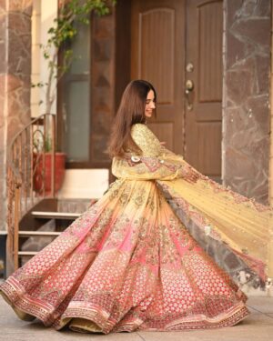 Sabeena Farooq Instagram - Love this traditional @mariabofficial @mariab.couture  look !
#Mariabbrides #Mehndilook
📸📸 @inshalakram_