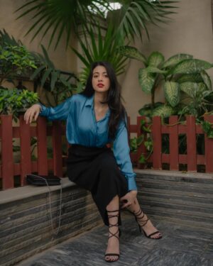 Sabeena Syed Instagram - Blue is my new fav fr 💙