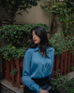 Sabeena Syed Instagram - Blue is my new fav fr 💙