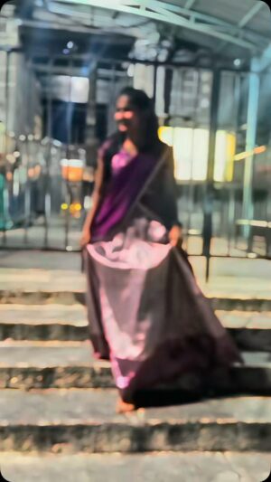 Sachana Namidass Instagram - Unnaal unnaal unnaal… peranbae🥰

Costume- @look_uniquee 
Edit by- @ajay__the__single 
#sachananamidass #sachana #trendingreels #trending #traditional