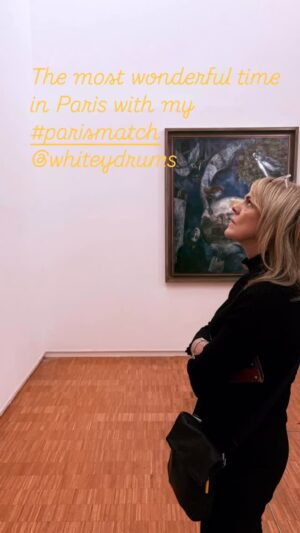 Sally Lindsay Instagram - The best time in Paris with @whiteydrums ❤️❤️