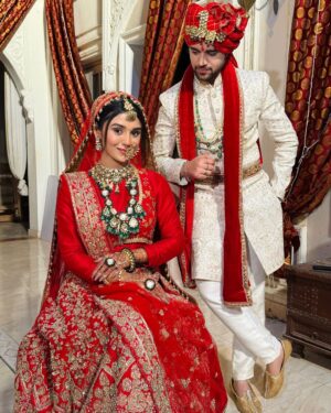 Saloni Sandhu Instagram - Abhiru ki shaadi ❤️‍🩹
.
.
.
#yrkkh #charu #abhir #abhiru #starplus