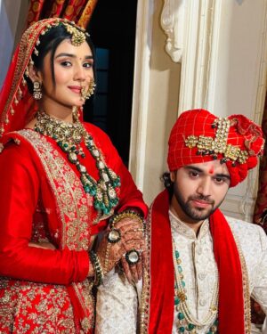 Saloni Sandhu Instagram - Abhiru ki shaadi ❤️‍🩹
.
.
.
#yrkkh #charu #abhir #abhiru #starplus