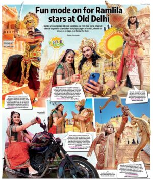 Samiksha Bhatnagar Instagram - Ramlila actors at Purani Dilli took some time out to pose for us and share how playing a part in Ramlila, whether on screen or on stage, is an honour for them

Swipe to see behind the scenes pictures ➡️
.
.
.
#ramleela #ram #nimaibali #himanshusoni #ketankarande #samikshabhatnagar #lovekeshdhaliwal